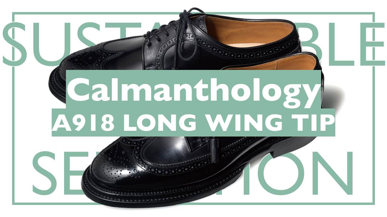 サステイナブルな革靴、を選んでみる。Calmanthology A918 LONG WING